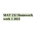 MAT 232 Homework week 1 2023