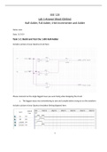 EEE 120 Lab 1 Answer Sheet (Online) Half Adder, Full Adder, 4-bit Incrementer and Adder