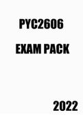 PYC2606 EXAM PACK 2023