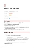 Politics and the States