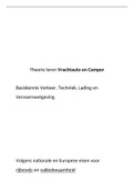 Samenvatting VTO Vervoer & Logistiek - Theorie Boek Vrachtauto en Camper - Rijbewijs C of C1 - Module 1