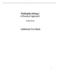 Pathophysiology Test Bank by Lachel Story 4th edition!Rated A+ Answers