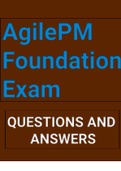 Project management exam AgilePM Foundation Exam Latest practice questions and answer