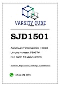 SJD1501 Assignment 2 Semester 1 2023 (599576)
