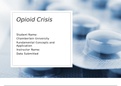 NR 500NP Week 6 Assignment Area of Interest PowerPoint Presentation  Opioid Crises