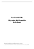 BUNDEL Volledige samenvatting   Revision Guide Migration & Citizenship (7332B005AY)