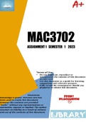 MAC3702 ASSIGNMENT 1 SEMESTER 1 2023