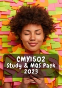 CMY1502 MQS and New Study Notes (2023) This is the only pack you need! 