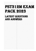 PST312M exam pack 2023