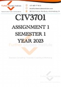 Exam (elaborations) CIV3701 - Civil Procedure (CIV3701) 