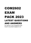 COM2602 EXAM PACK 2023