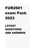 FUR2601 EXAM PACK 2023