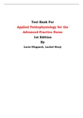 Test Bank For Applied Pathophysiology for the  Advanced Practice Nurse  1st Edition By Lucie Dlugasch, Lachel Story