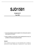 SJD1501 Assignment 2 Semester 1 2023