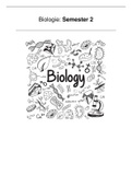 Samenvatting biologie 6de middelbaar (ook voor toelatingsexamen geneeskunde) --> 1 semester 