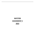 MAT3700 ASSIGNMENT 2 SEM 1 2023