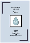 Profielwerkstuk: Het wezen van Water 