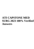 ATI CAPSTONE-MED SURG-ASSESSEMENT 2: Complete Assessment Solutions & ATI CAPSTONE MED SURG 2023 100% Verified Answers (Best Latest Guide)