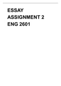 ENG2601 ASSIGNMENT 2 ESSAY 2023