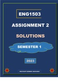 ENG1503 ASSIGNMENT 2 ( RESEARCH BASED ESSAY) 2023 SEMESTER 1