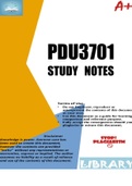 PDU3701 STUDY NOTES