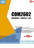 COM2602  ASSIGNMENT 1 2023
