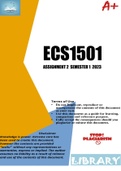 ECS1501 ASSIGNMENT 2 SEMESTER 1 2023