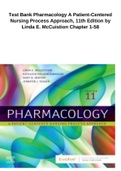 GALEN PHARMACOLOGY TEST 1 QUESTIONS AND ANSWERS ALL CORRECT 2024/2025 GRADED A+.  2 Exam (elaborations) Test Bank Pharmacology A Patient-Centered Nursing Process Approach, 11th Edition by Linda E. McCuistion Chapter 1-58  3 Exam (elaborations) TEST BANK F