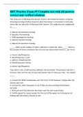 RBT Practice Exam #5 (Questions and Answers, GRADED A)