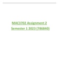 MAC3702 Assignment 2 Semester 1 2023 (786840)