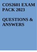 cos2601 exam pack 2023