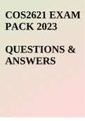 cos2621 exam pack 2023