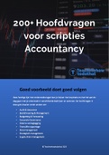200+ Hoofdvragen voor hbo scripties Accountancy