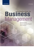MNB1601-️2023️ INTRODUCTION TO BUSINESS MANAGEMENT PDF BOOK