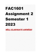 FAC1601 Assignment 2 Semester 1 2023 