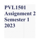 PVL1501 Assignment 2 Semester 1 2023