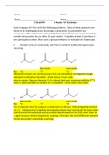 CHEM 239 Organic Chemistry - University of Washington. Quiz Section _ Chapter 22 Worksheet
