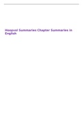 Hoopvol Summaries Chapter Summaries in English