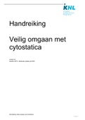 Handreiking Veilig Omgaan Met Cytostatica 2021 - Integraal Kankercentrum Nederland