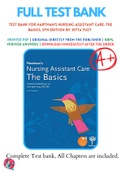 Test Bank For Hartman's Nursing Assistant Care: The Basics, 5th Edition By Hartman Publishing , Jetta Fuzy 9781604251005 ALL Chapters .