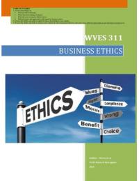 WVES - Business Ethics - Comprehensive Notes