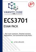 ECS3701 EXAM PACK 2024
