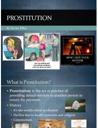 Legalising Prostitution