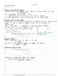 MAM1000W Chapter 7 Written Summary (Stewart Calculus:  4E)