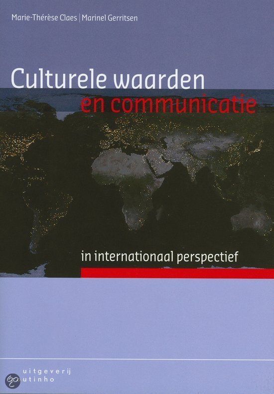 Samenvatting hoofdstuk 3 culturele waarden en communicatie