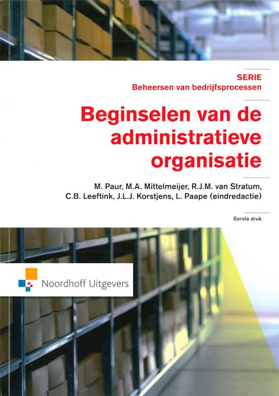 Principles of Administrative Organisation