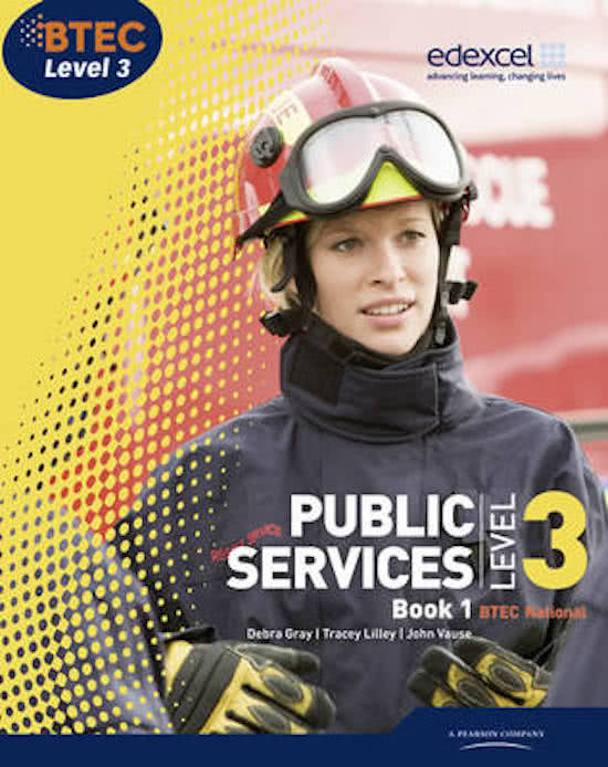 Public Services Unit 8: Understand the Impact of War, Conflict and Terrorism on Public Services D1