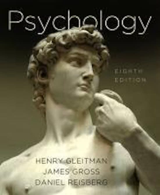 Gleitman psychologie hoofdstuk 3 de hersenen en het zenuwstelsel