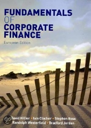Formula sheet corporate finance