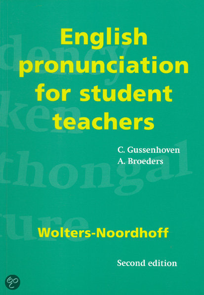 English pronunciation for student teachers